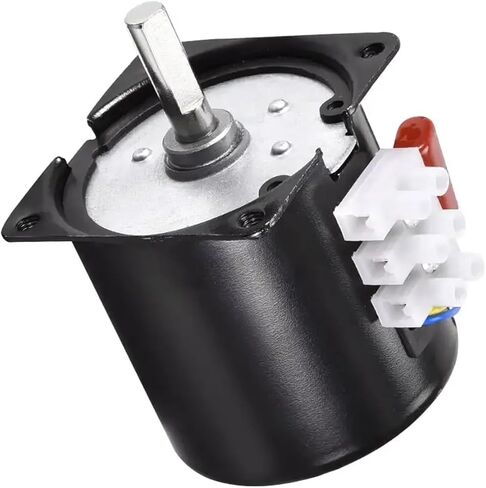 محرك متزامن 14W 60KTYZ AC110V/220V محرك كهربائي متزامن ترس المعادن 50/60 هرتز قطر العمود المركز 8 مم محرك AC (110 فولت 5RPM) in Kuwait