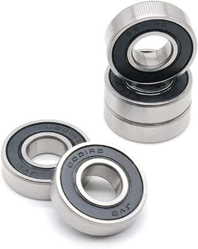 6001RS 12x28x8mm Motor Grade Cover Sealed Deep Groove Ball Miniature Bearing 6001-2RS 52100 Chrome Steel 5PCS in Saudi Arabia