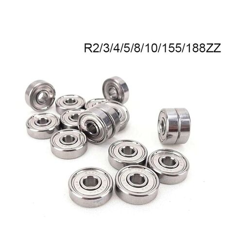 10 PCS R2ZZ R3ZZ R4ZZ R6ZZ R8ZZ R10ZZ R155ZZ R2-5ZZ R188ZZ R168ZZ R133ZZ Ball Bearings Inch Bearing(R3ZZ) in Kuwait