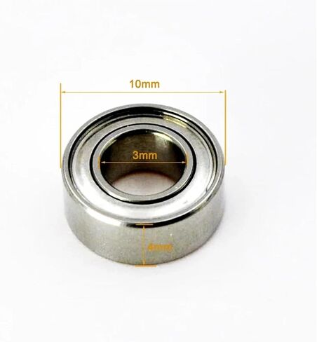 Hybrid Ceramic Bearing S623ZZ Stainless Steel 623 ZZ 3x10x4 mm Spinning Fishing Reels Inner Bore 3mm Miniature Ball Bearings(10Pcs) in Saudi Arabia