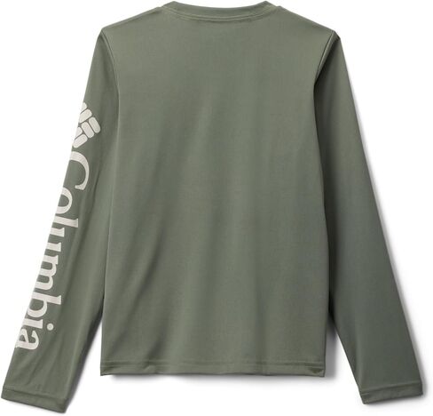 Columbia Youth Boys Terminal Tackle Long Sleeve Tee, Red Spark, X-Small in Kuwait