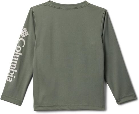 Columbia Youth Boys Terminal Tackle Long Sleeve Tee, Red Spark, X-Small in Kuwait