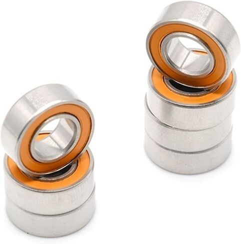 S687W4RS CB 7X14X4 MM تحمل كرة سيراميك هجينة من الفولاذ المقاوم للصدأ 5 مساءً in Saudi Arabia
