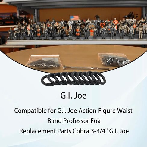 100pcs O-Rings 3-3/4 "GI Joe استبدال لـ G.I. Joe Action Figure Band Band Foam in Saudi Arabia