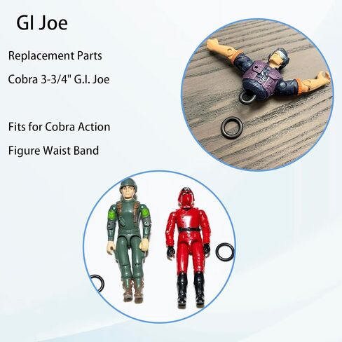 100pcs O-Rings 3-3/4 "GI Joe استبدال لـ G.I. Joe Action Figure Band Band Foam in Saudi Arabia