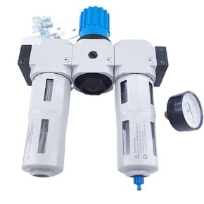 ثلاث وحدات منظم مرشح الهواء FRL الهوائي ودوري التشحيم يدوي 1/2 3/4 1 بوصة وحدة معالجة مصدر الهواء (1 ") in Kuwait