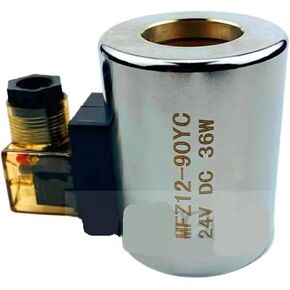 Hydraulic Solenoid Valve Coil MFB12-90YC 220V MFZ12-90YC 24v Inner Hole 31.5mm Length 75mm(24V) in Saudi Arabia