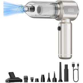 Handheld Car Vacuum Cleaner, 16000Pa Suction & Blower 2 in 1 Cordless Handheld Vacuum Cleaner for Car, Home, Office, Pet in Saudi Arabia