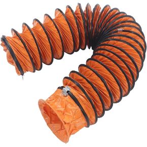 خراطيم القناة ، PVC مرنة الثقيلة 8in مع قوس الصلب الخطاف على شكل S لتطبيقات التهوية بما في ذلك مراوح العادم والفتحات في المصانع (10M) in Kuwait