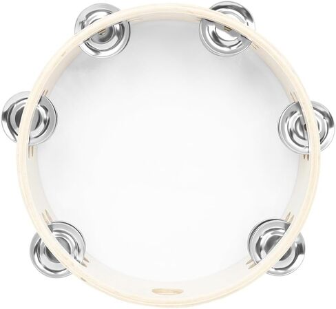 UPKOCH 3pcs Kids & Adult Tambourine Set -6'',8'', 10" Handheld Percussion Instruments with Double Row Jingle, Perfect for Beginners, Music Classes, and Parties in Saudi Arabia