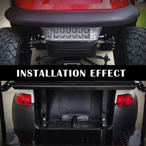 VPAHub Club Car Precedent LED Basic Light Kit （-08 up 48V, 1 LED Headlight with bumper, 2 LED taillight, 1 bucket harness, 1 basic wire harness, 1 Fuse wire harness, instruction & hardware included in Saudi Arabia