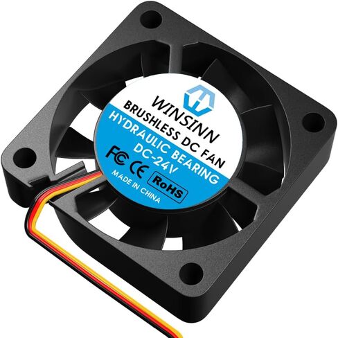 WINSINN 40mm 24V Fan - Hydraulic Bearing High Speed 8500 RPM 4010 Cooling Fan Replacement for 3D Printer Ender 3/CR-10, 30cm Cable with XH2.54-2PIN, Brushless 40x10mm (5Pcs) in Saudi Arabia