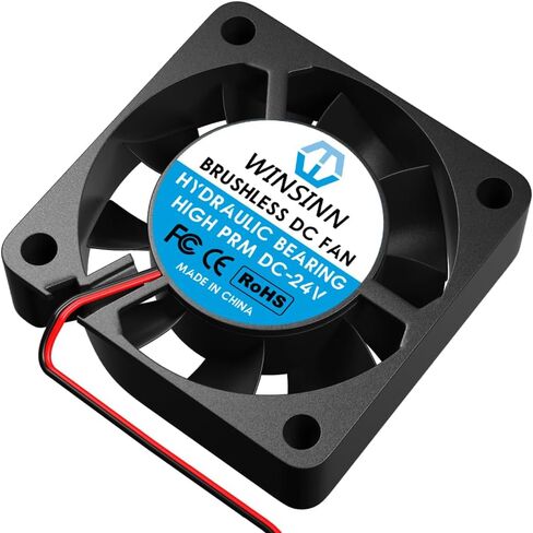 WINSINN 40mm 24V Fan - Hydraulic Bearing High Speed 8500 RPM 4010 Cooling Fan Replacement for 3D Printer Ender 3/CR-10, 30cm Cable with XH2.54-2PIN, Brushless 40x10mm (5Pcs) in Saudi Arabia