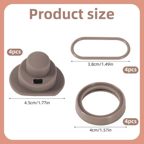12pcs Gasket Replacement for Zojirushi Stainless Steel Mug, Silicone Lid Seal Ring Stopper Parts Leak-Proof Water Bottle Accessories for 16oz 12oz Compatible with SM-K Series BPA Free in Saudi Arabia