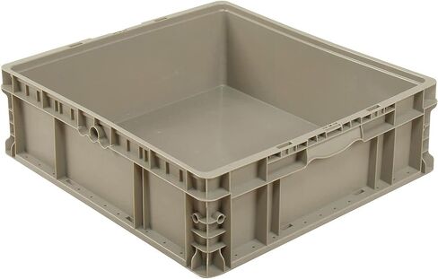 Monoflo Global Industrial Straight Wall Container Solid Gray, 24 x 22 x 7 in Saudi Arabia