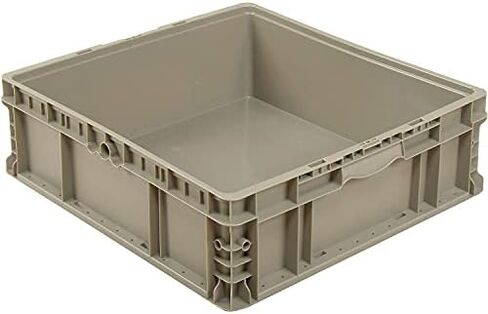 Monoflo Global Industrial Straight Wall Container Solid Gray, 24 x 22 x 7 in Saudi Arabia
