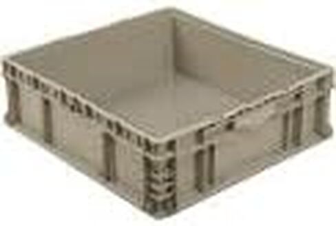 Monoflo Global Industrial Straight Wall Container Solid Gray, 24 x 22 x 7 in Saudi Arabia
