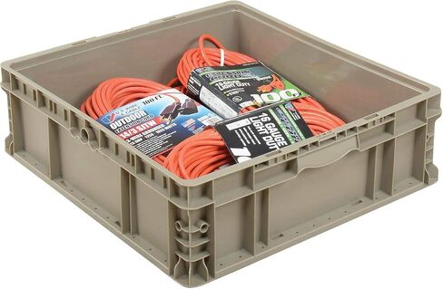 Monoflo Global Industrial Straight Wall Container Solid Gray, 24 x 22 x 7 in Saudi Arabia