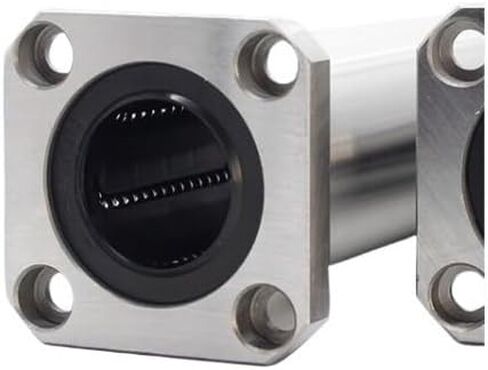 1PC Square Flange Linear Bearing LMK6LUU/8/10/12/13/16/20/25/30/40/50/60/80/100LUU Long Linear Motion Bearings(LMK8LUU 8x15x45mm) in Saudi Arabia