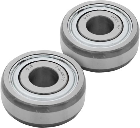 [2-Pack] 202KRR7 - Agricultural (AG) Cam Follower Bearing - Inner Diameter: 1/2 in (12.7 mm) - Outer Diameter: 1.5 in (38.1 mm) - Width: 0.567 in (14.4 mm) in Saudi Arabia