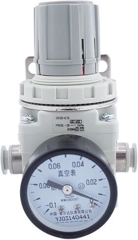 Negative Pressure Vacuum Regulator IRV10/20 Straight/Elbow Fittings With Pressure Gauge/Digital Pressure Switch NPN/PNP 1/4(IRV20-C10,With Pressure gauge) in Saudi Arabia