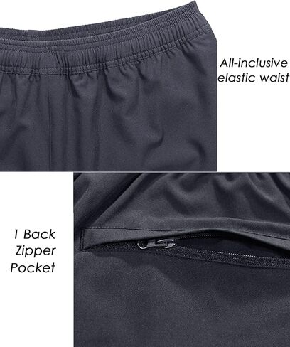 XinYangNi Men's Hiking Cargo Shorts with Zipper Pockets Lightweight Stretch Outdoor Quick Dry Shorts in Kuwait