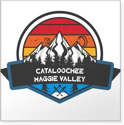 Cafepress Grandfather Mountain North Carolina 01 Sticker Square Pumper Sticker Sticker Scal in Saudi Arabia