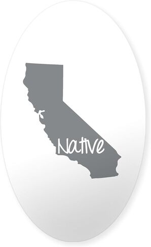 CafePress California Native Pride CA Oval Car Bumper Sticker in Saudi Arabia