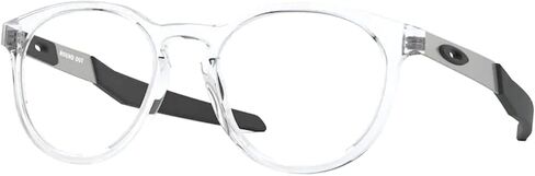Oakley Youth OY8014 Round Prescription Eyewear Frames, Polished Clear/Demo Lens, 48 mm in Saudi Arabia