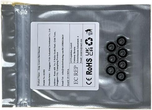 10PCS 623RS 3x10x4 mm Miniature Bearing ABEC-7 Ball Bearings 623 RS 2RS 623-2RS in Saudi Arabia