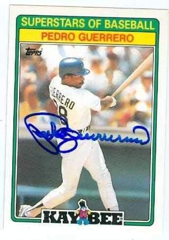 بطاقة بيسبول بيدريرو بيدريرو (لوس أنجلوس دودجرز) 1988 Topps Kay See Superstars of Baseball #12 - Baseball Slabbed Cards in Saudi Arabia