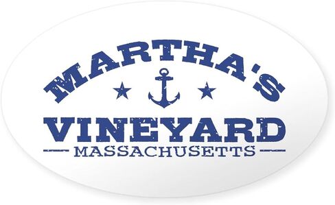 خريطة كروم كرمة Cafepress Martha ملصق مصد أو بيضاوي للسيارة in Kuwait