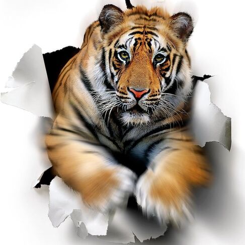 Cafepress Flying Tigers Sticker Square Pumper Sticker Decal in Saudi Arabia