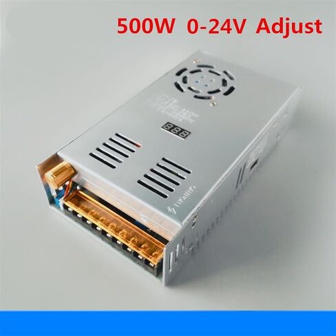 DC Power Supply 20A 0-24V محول قابل للتعديل من محول المحول منظم مع العرض الرقمي 500W in Kuwait