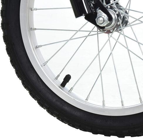 Aosom Youth Scooter, Teens Kick Scooter, Adjustable Handlebar Ride On Toy for 5+ with 16" Front and 12" Rear Dual Brakes Inflatable Wheels in Saudi Arabia