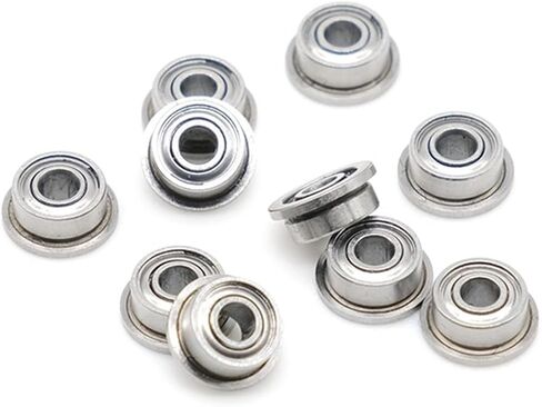 MF63ZZ 3x6x2.5mm Miniature Flanged MF63Z ZZ Ball Bearings 10Pcs in Saudi Arabia