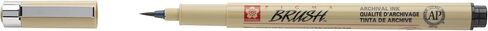 Sakura Color Products of America Marker, Brush Tip, Water/Fade Proof, Black (SAKXSDKBR49) in Kuwait