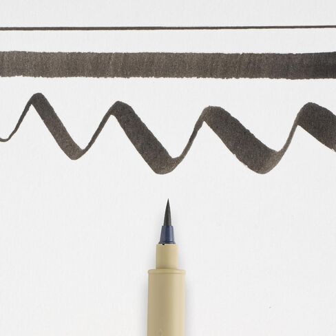 Sakura Color Products of America Marker, Brush Tip, Water/Fade Proof, Black (SAKXSDKBR49) in Kuwait