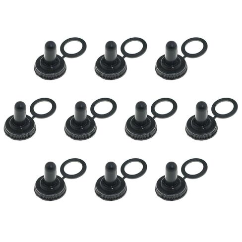MEETOOT 10PCS 12mm Toggle Switch Boot Dustproof Waterproof Protective Cover Switch Cover for Boat Marine Equipment Off Road Vehicle in Saudi Arabia
