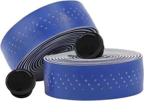 GorgeCraft 2 Rolls Road Bike Tape White Handbar Tape Bickle Handle Bar Tapes Pu Pike Bike Weather Wrap with 2 pcs end slabs for bike stering vering chairrest armrest rabrest rock in Saudi Arabia