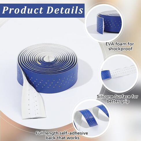 GorgeCraft 2 Rolls Road Bike Tape White Handbar Tape Bickle Handle Bar Tapes Pu Pike Bike Weather Wrap with 2 pcs end slabs for bike stering vering chairrest armrest rabrest rock in Saudi Arabia