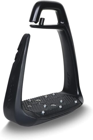 Soft Up Classic One Tone Stirrup Irons One Size Black Black in Saudi Arabia