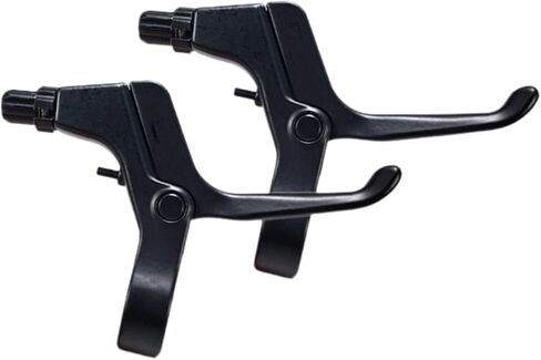 2Pcs Kids Bike Brake Levers, Children Bike Brakes, Universal Aluminum Alloy Bikes Handles, Black in Saudi Arabia