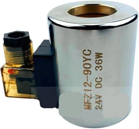 Hydraulic Solenoid Valve Coil MFB12-90YC 220V MFZ12-90YC 24v Inner Hole 31.5mm Length 75mm(24V) in Saudi Arabia