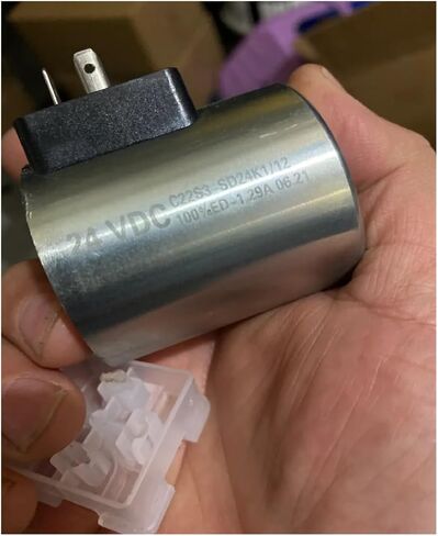 Solenoid Valve Coil 24V DC Hydraulic Valve Coil C22S3-SD24K1/11 Pump Accessories Inner 22mm Height 51mm in Saudi Arabia