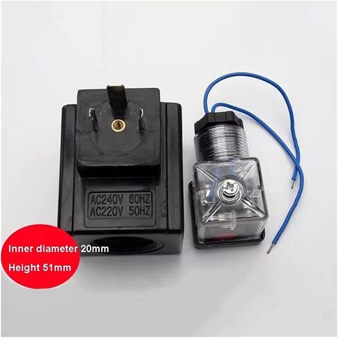 Hydraulic Solenoid Valve Coil Inner Diameter 20mm Height 51mm AC220V AC110V DC24V(220V) in Saudi Arabia