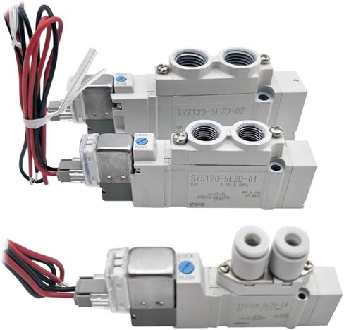 1pcs 5 Port Solenoid Valve Type Sy7120/7220/7320 SY7120-3DZ-02 SY7120-4DZ-02 SY7220-5DZ-02 SY7120-5DZ-02 (SY7220-5G-02) in Saudi Arabia