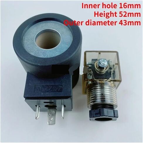 Hydraulic Solenoid Valve Control Valve Coil 6356024 Inner Hole 16mm Height 52mm DC24V AC220VDC12V(24V) in Saudi Arabia