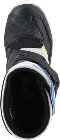 Alpinestars 2014024-2179-3: Tech 3S Youth Boots WHT/BLK/المينا الأزرق SZ 3 in Kuwait