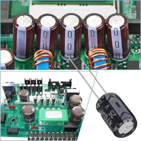 15 PC 16v 470uf Capacitor, Aluminum Radial Electrolytic Capacitors for TV, LCD, Radio, Microwave, Game (8 x8mm) in Saudi Arabia